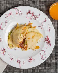 Tacos di merluzzo e verdurine