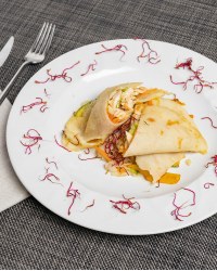 Tacos di merluzzo e verdurine